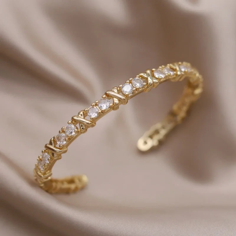 French design zircon bracelet