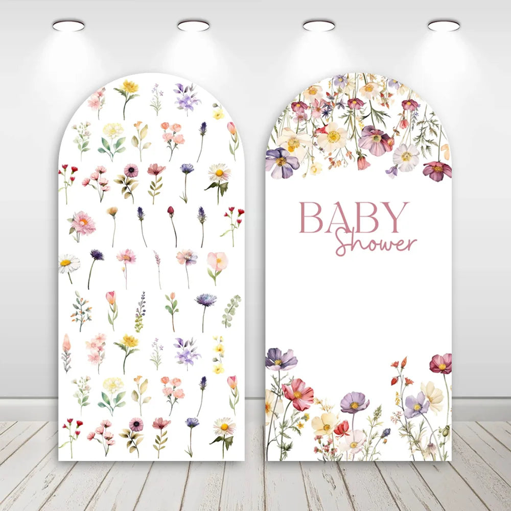 2-Sided baby shower covers arch