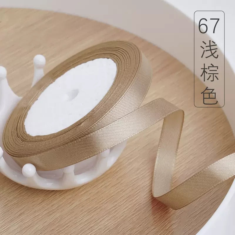 Wide Satin ribbon 22meter/roll 10mm