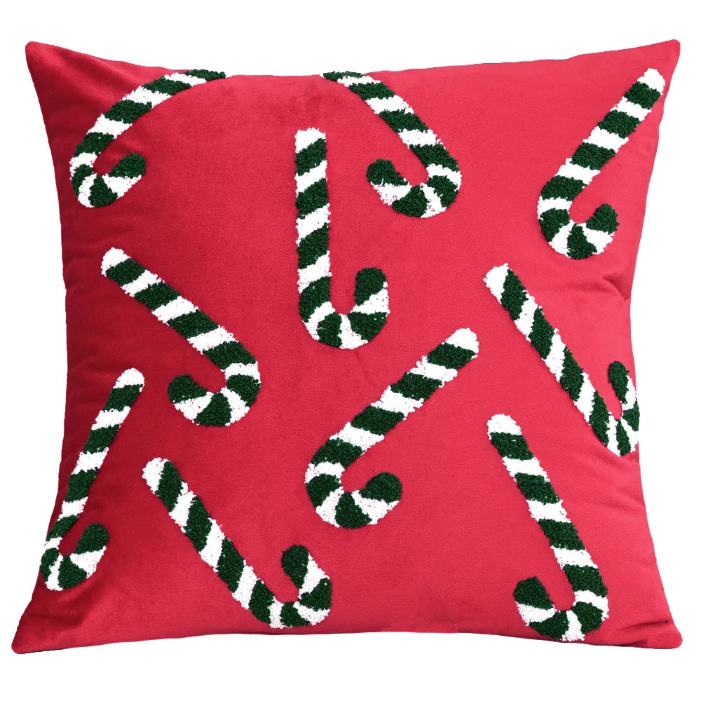 Sorino Dutch Velvet Christmas Embroidered Pillowcase