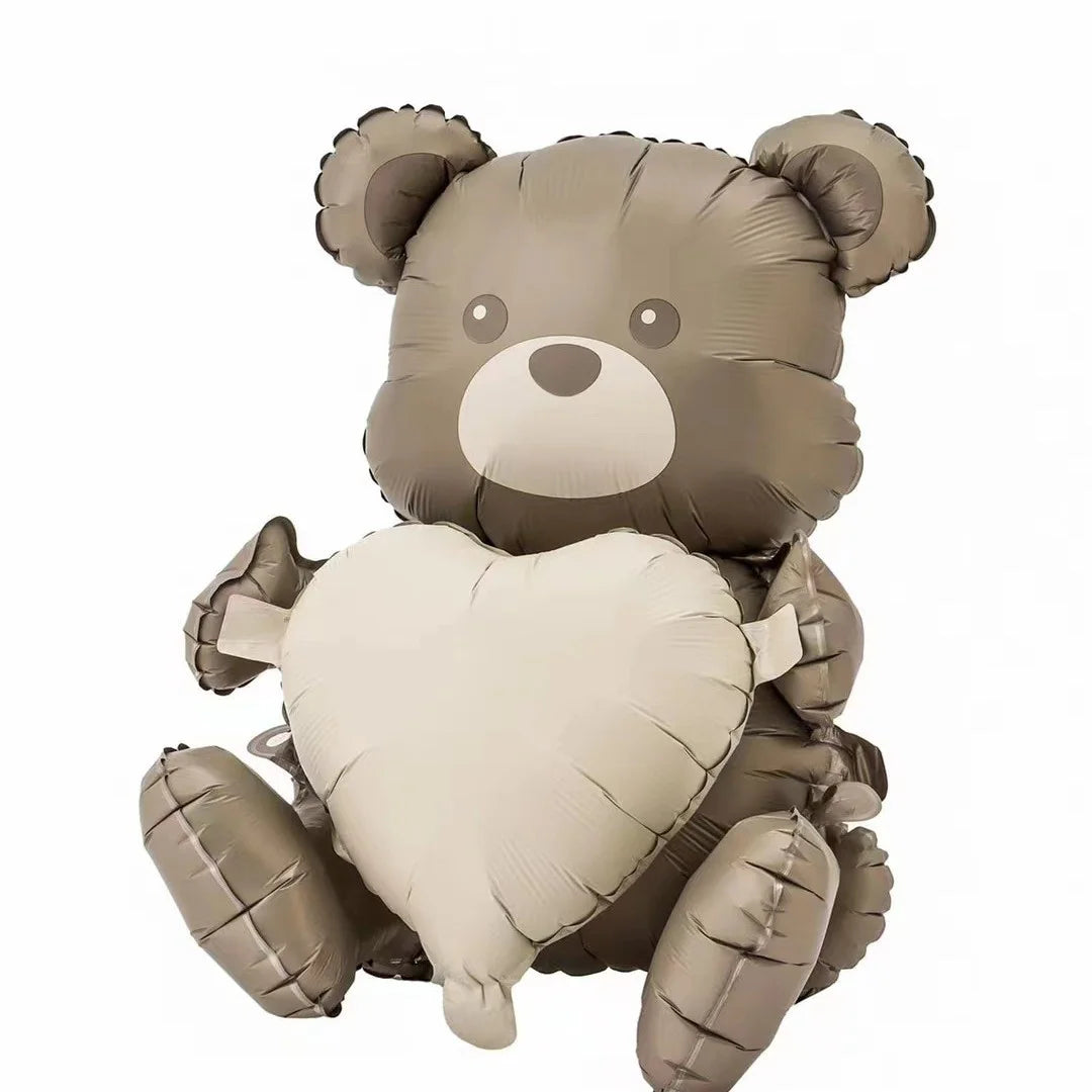 Frosted Bear Retro Love Balloon