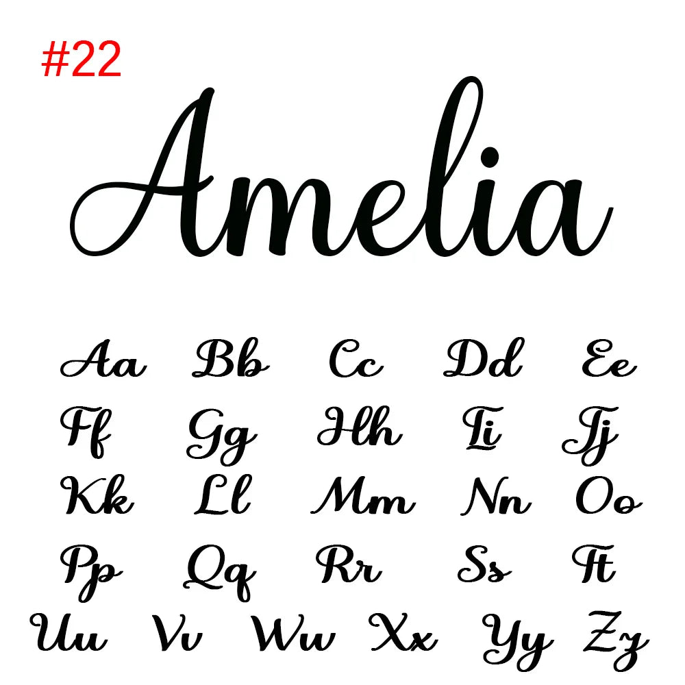 Heart Butterfly personalised custom name necklace