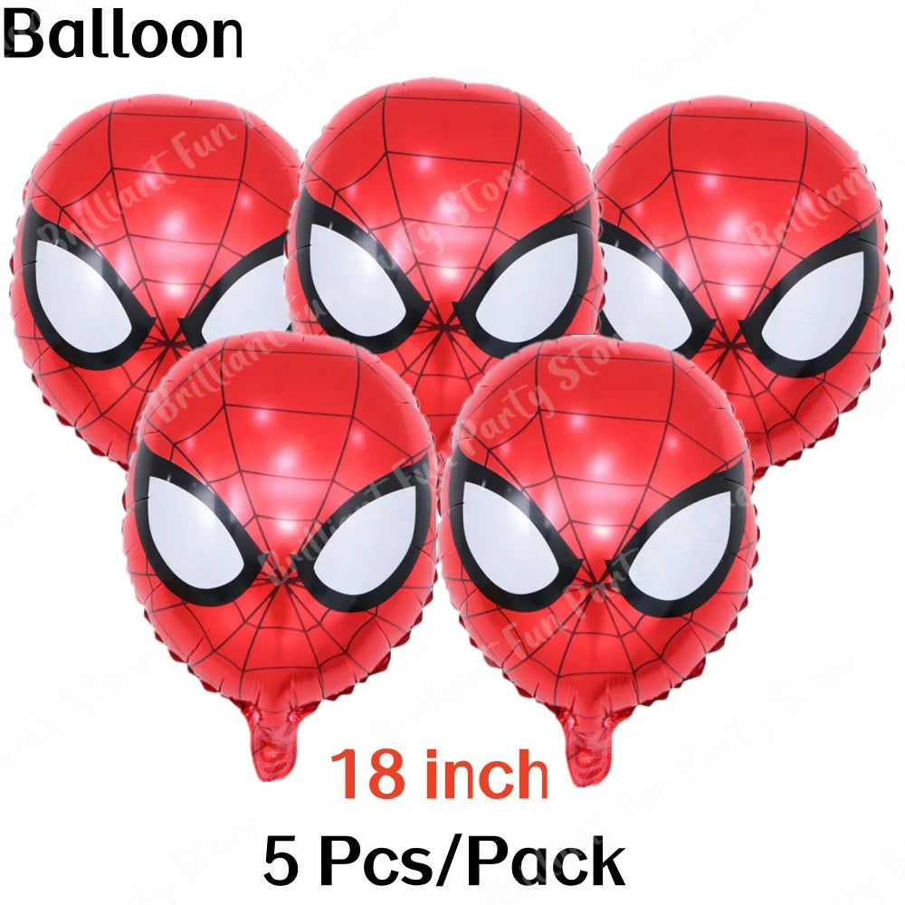 Spiderman theme decorations