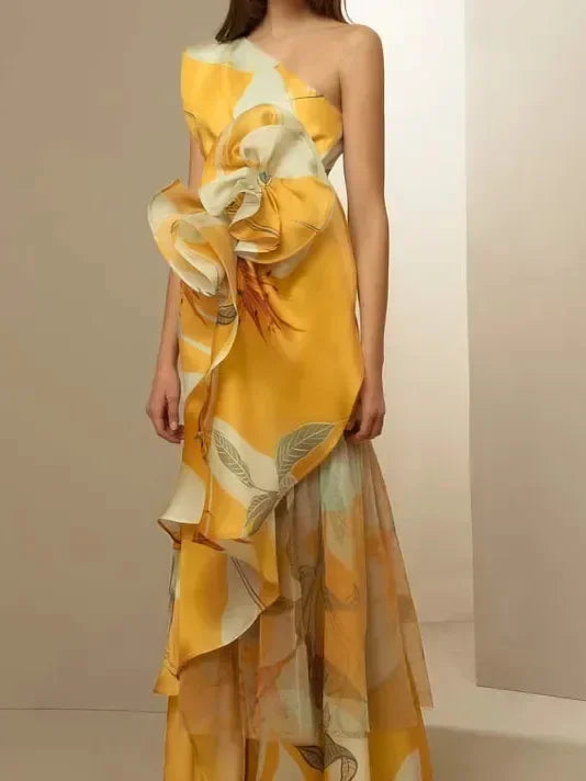 Dillma Elegant Summer Banquet Dress