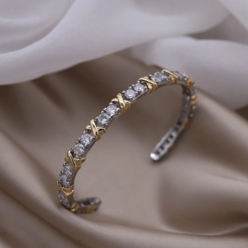 French design zircon bracelet