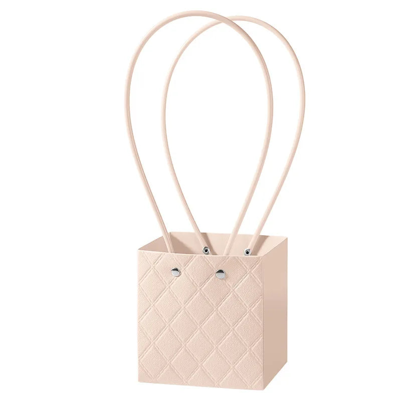 Flower tote bag portable