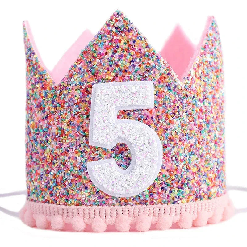1/2 1 2 3 4 5 6 Year Old hat mini crown