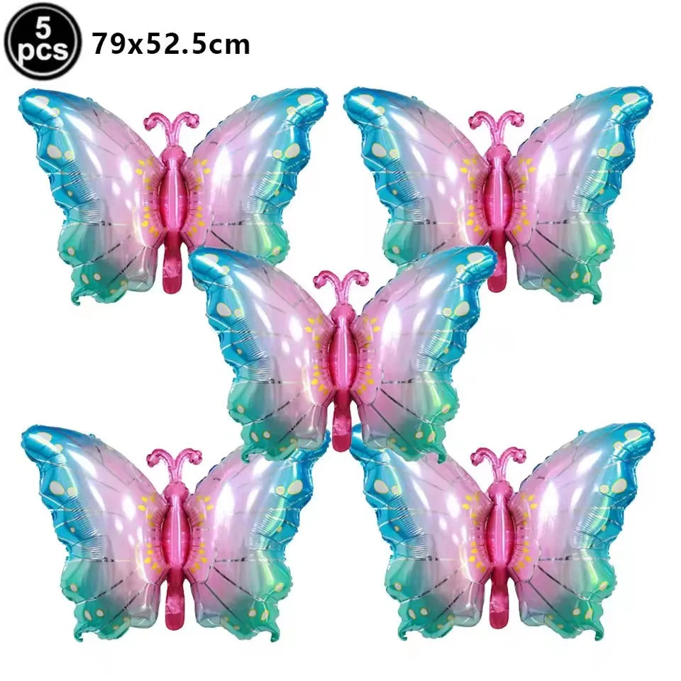 Colorful Butterfly balloons 5pcs