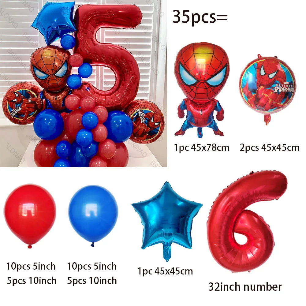 Spiderman Foil Helium