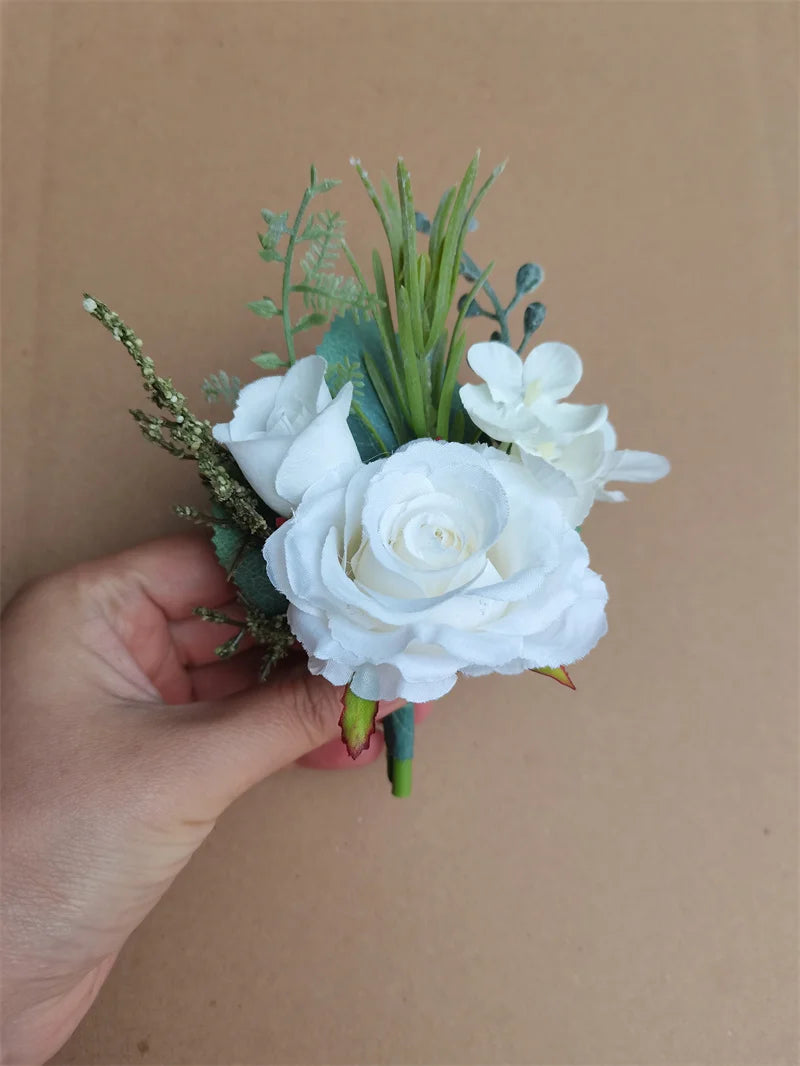 Boutonnieres flowers groomsmen