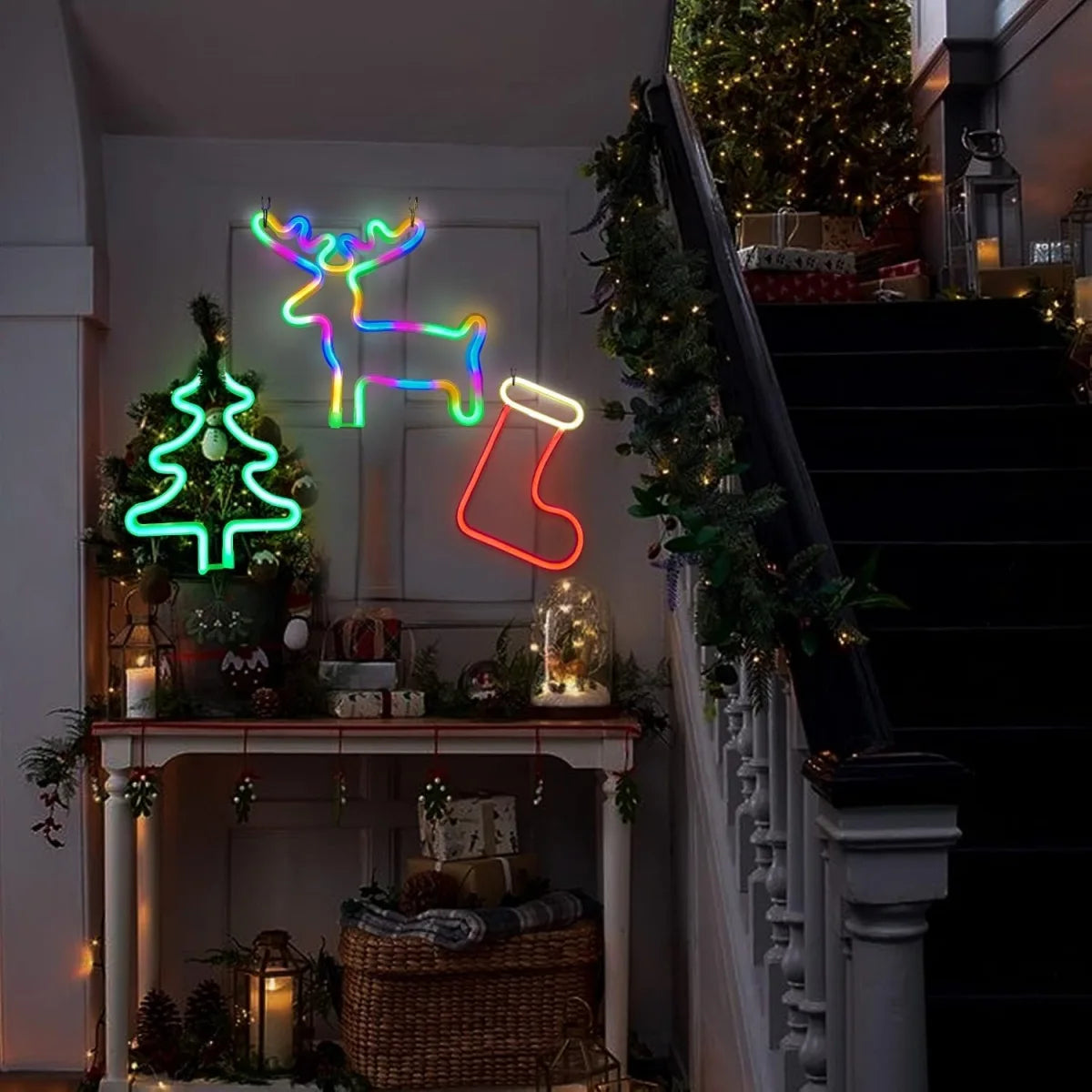 1pc Christmas Neon Light Decor