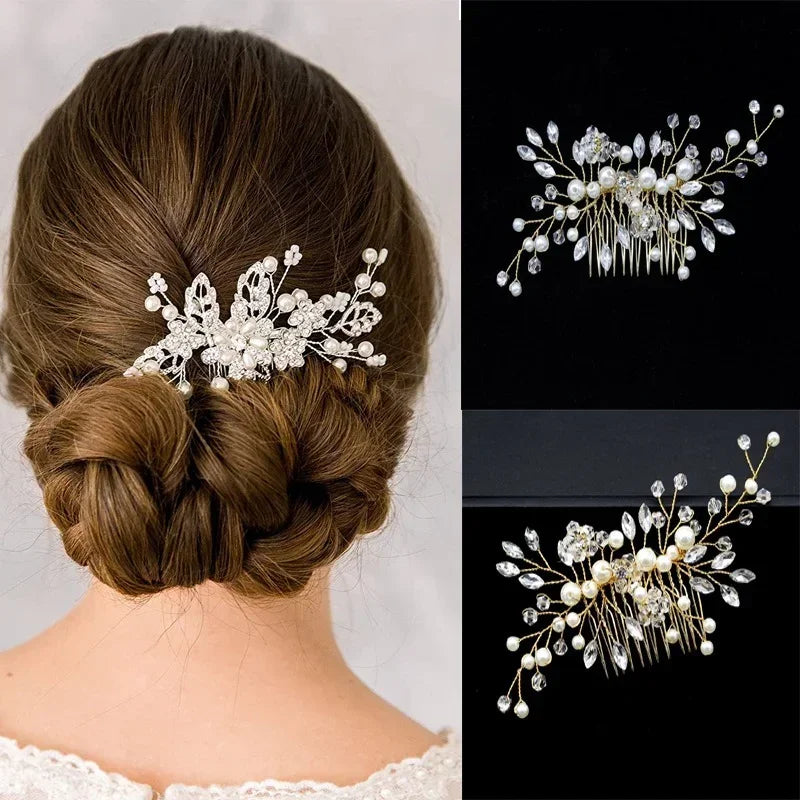 Elegant Pearl Crystal Hairpin 20pcs