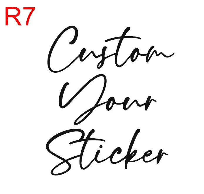 Custom Name Sticker Personaled (just sticker)1pc