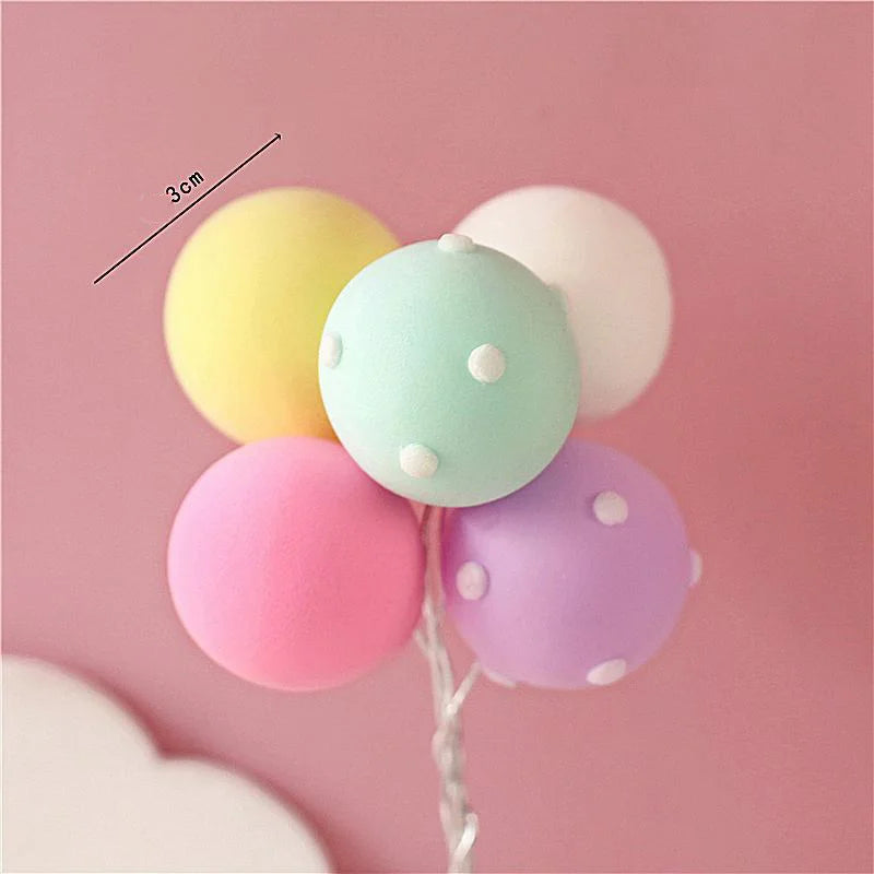 Pink Bbue Bear cake decorating