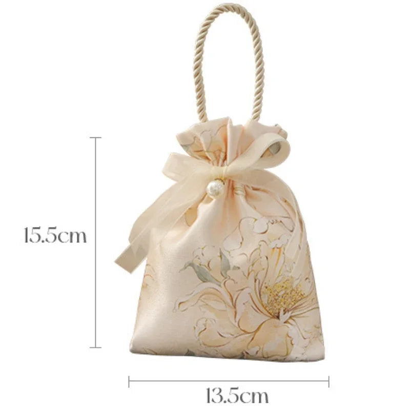 Flower Drawstring Gift for Candy 1Pc