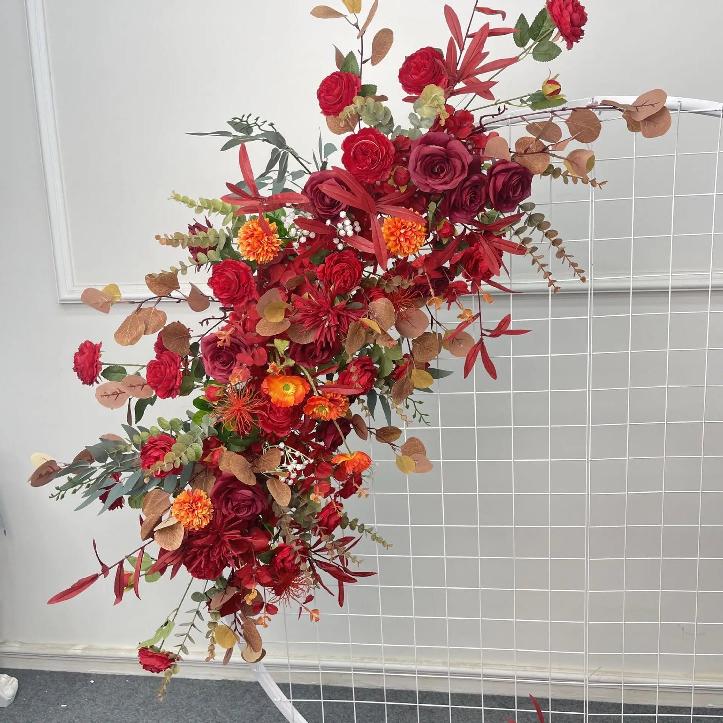 Artificial Crescent Flower Table & Arch Decoration