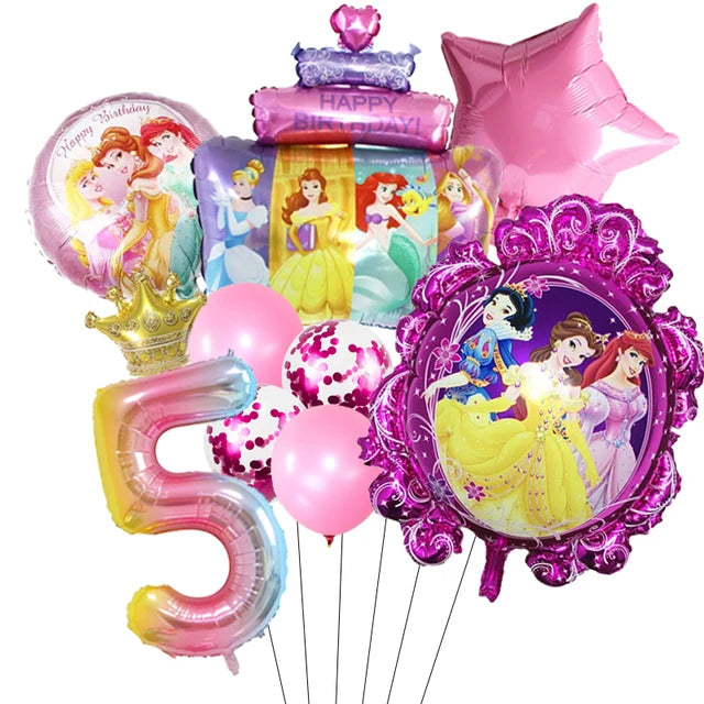 Princess Party Tableware Set – Plates, Cups & Napkins