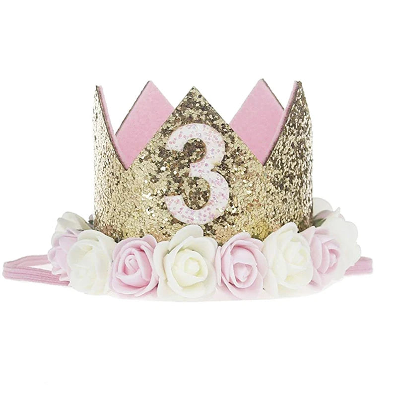 Crown hat kids 1 2 3 Year 1st
