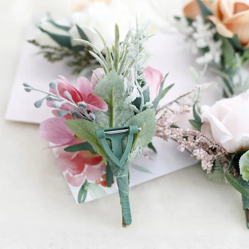 Boutonnieres flowers groomsmen