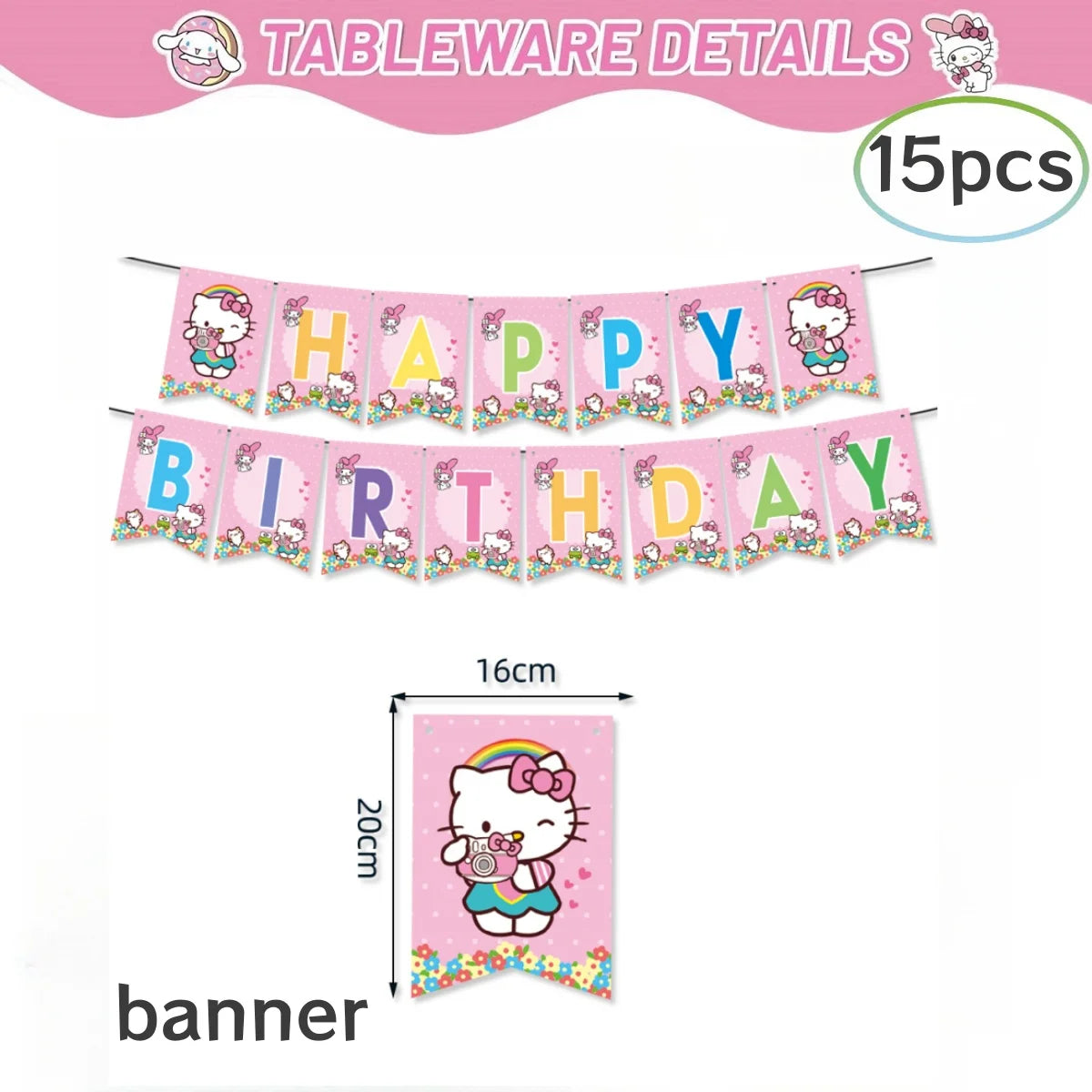 Hello Kitty decorations kit