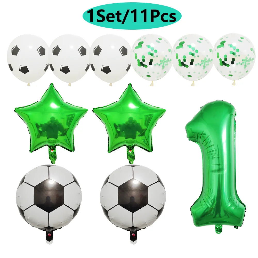 1 Set Helium Football Balloons Decorations 32Inch