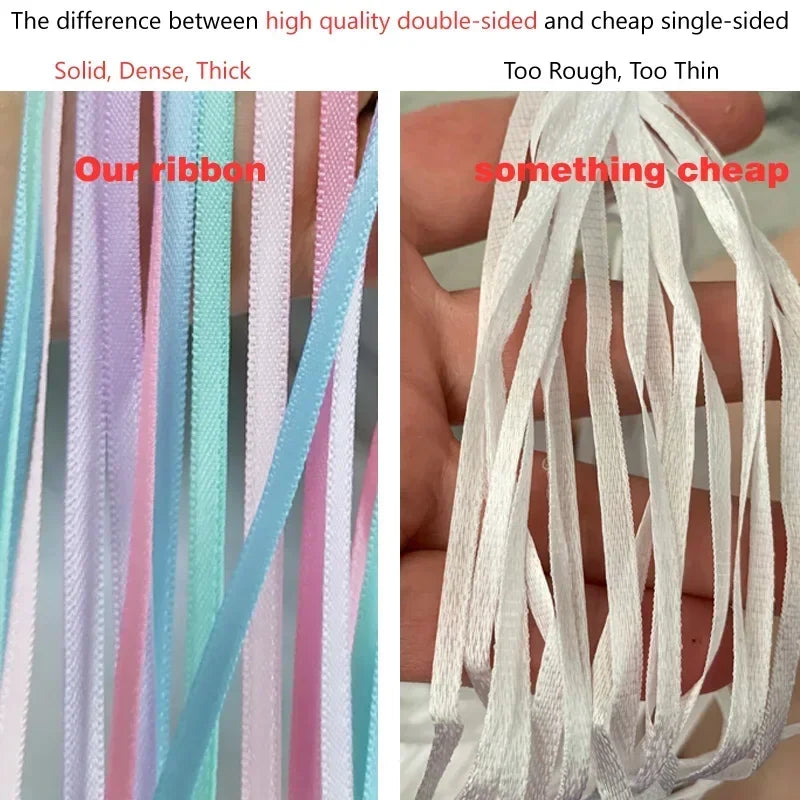 Satin ribbon 100% polyester (45M) 3mm