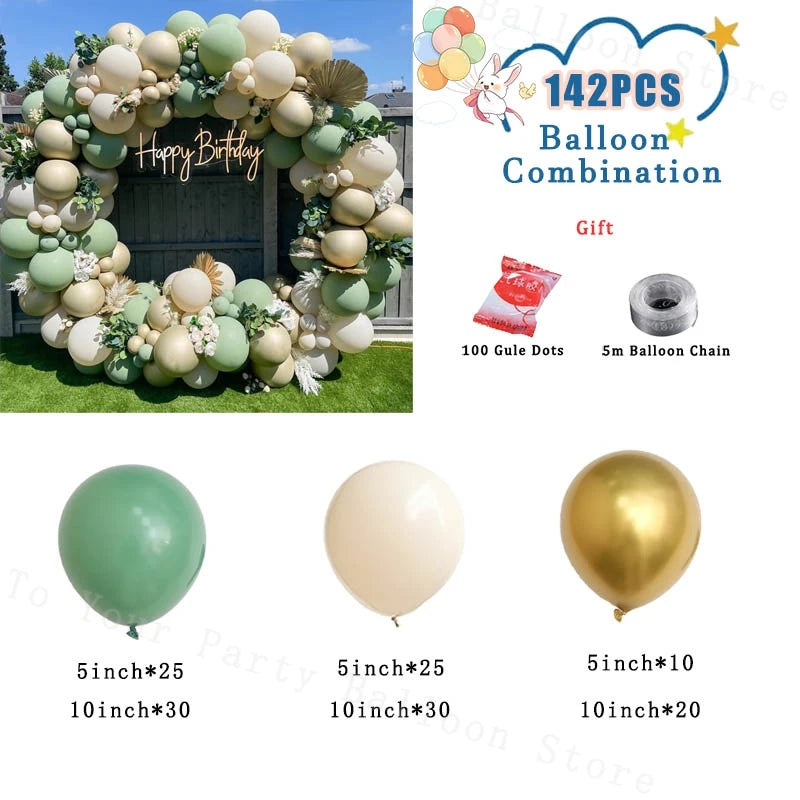 Sayrani balloon arch decoration