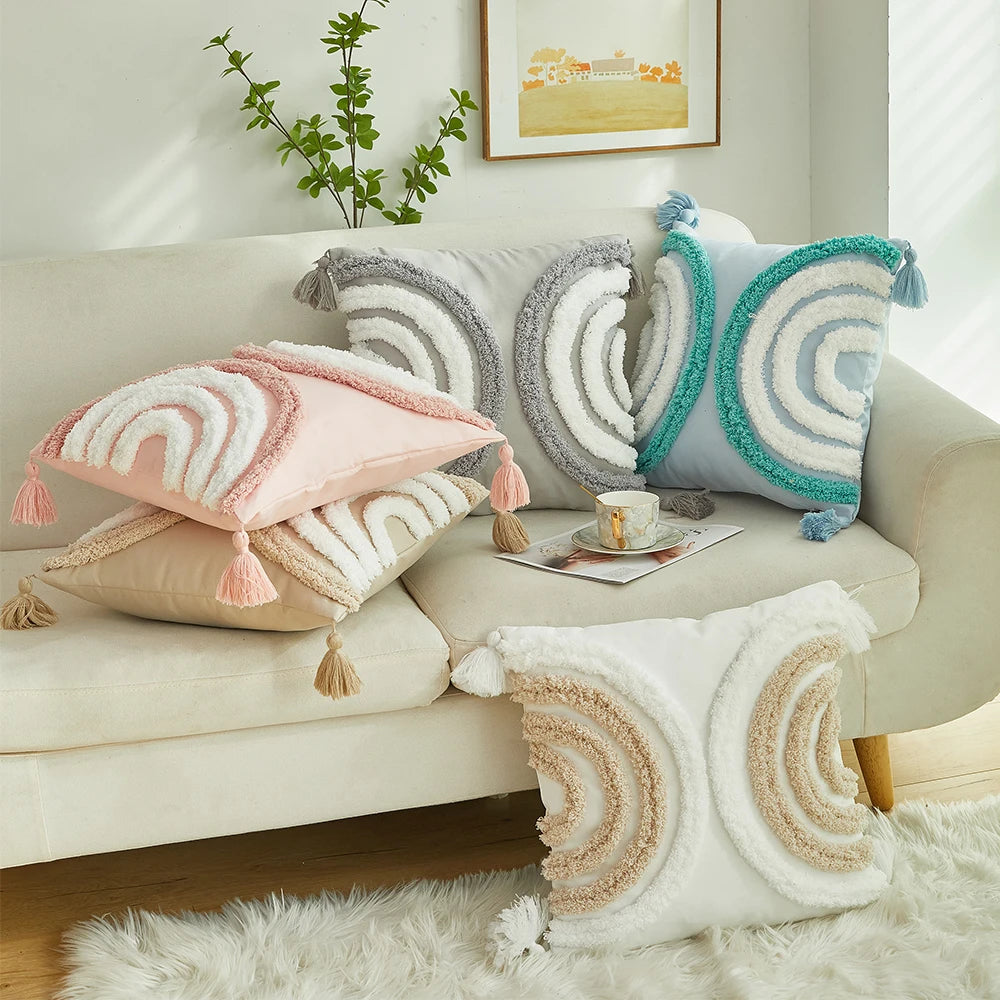 Sorino Bohemian Tufted Pillowcase – Vintage Pastoral