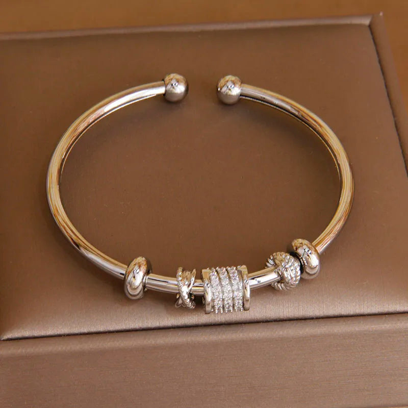 Sabina zircon & crystal bangles & bracele