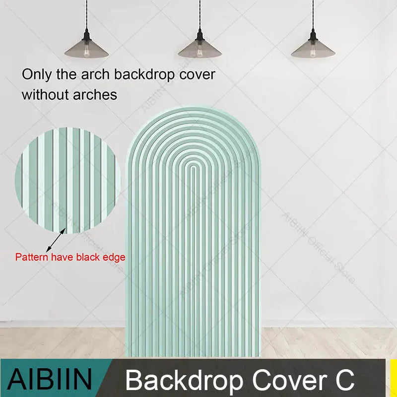 Arch backdrop cover fabric