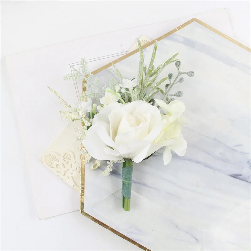 Boutonnieres flowers groomsmen
