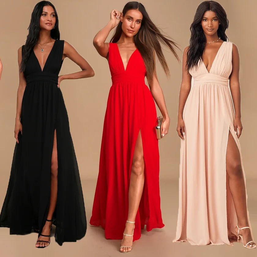 Siline Backless Maxi Summer Dress
