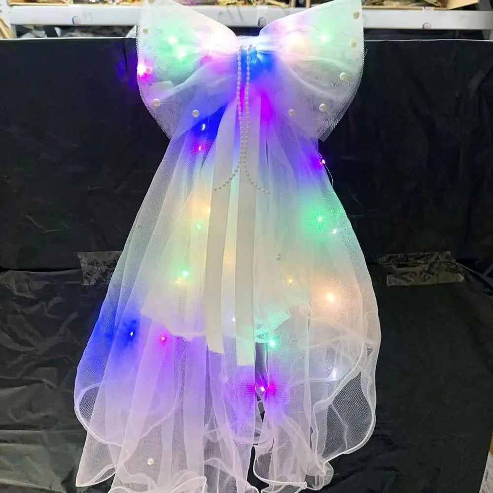 LED light glowing veil