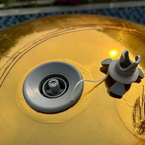 Gold inflatable mirror ball double layer balloon