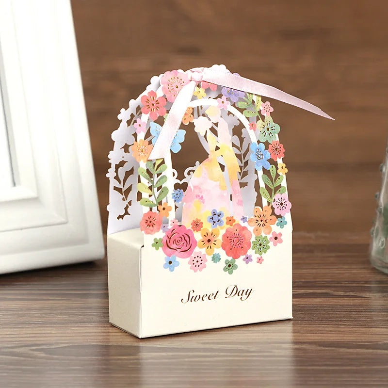 Small gift box for wedding sweet candy 10/20/50pcs
