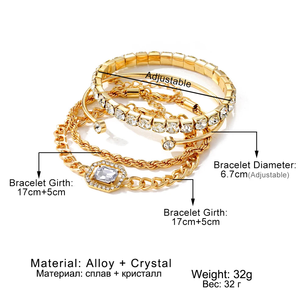 Sima 4-Piece Bracelet Set