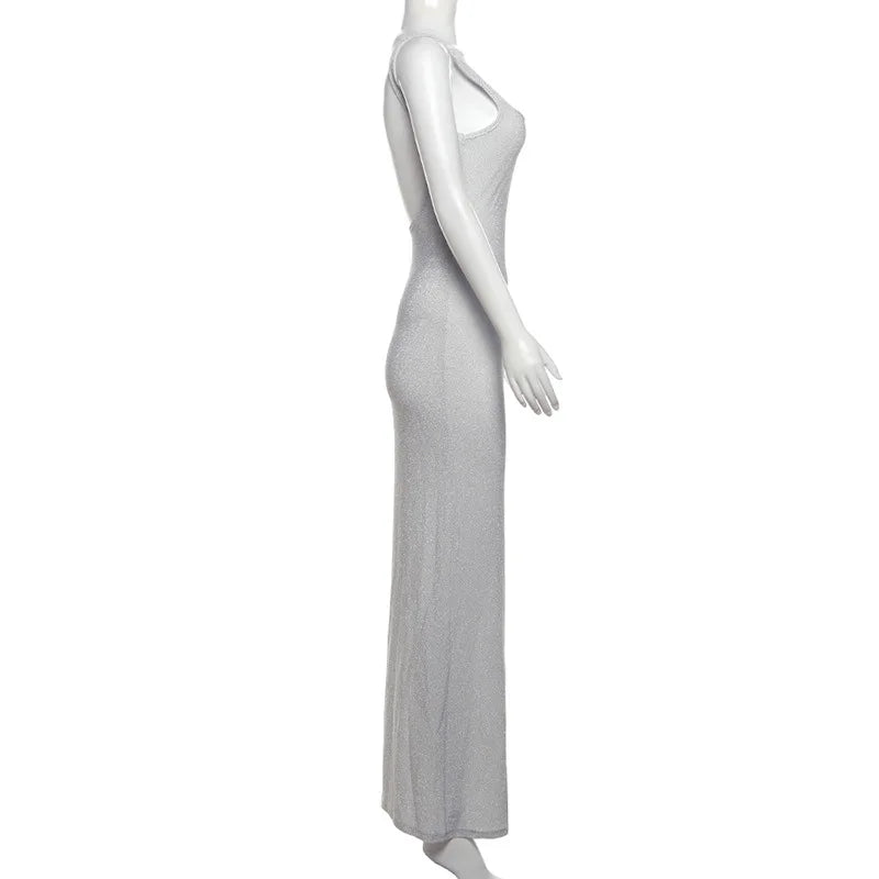 Carol Autumn Sequin Long Dress