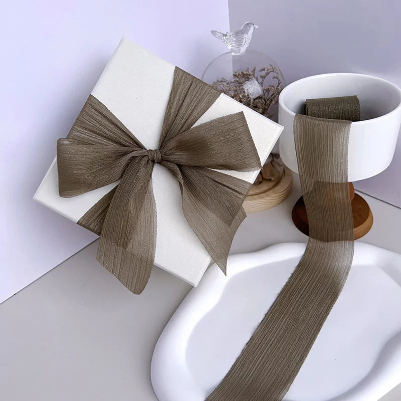 Chiffon silk ribbon