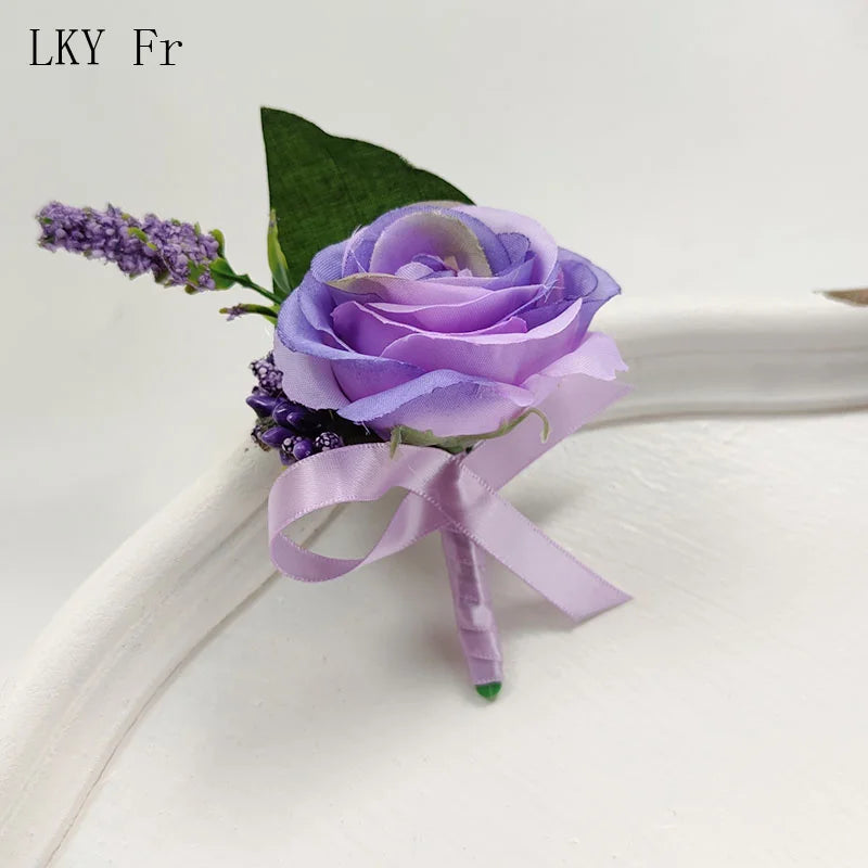 Bouquet silk roses