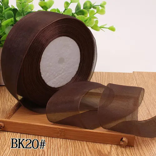 Organza ribbon 50 yards/Roll