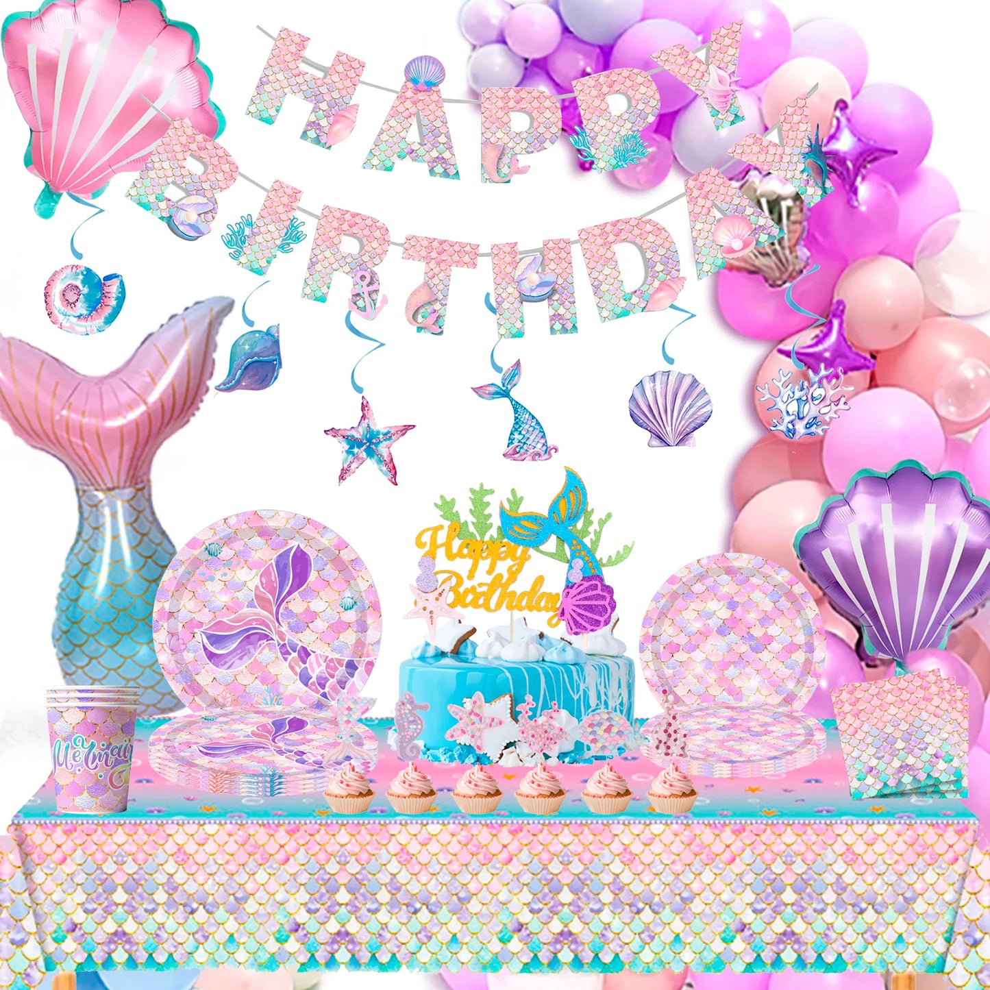 Mermaid decoration kit