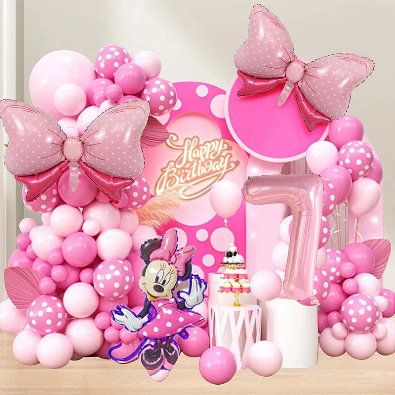 Minnie Mouse 40 inch Pink Arch 120PCS