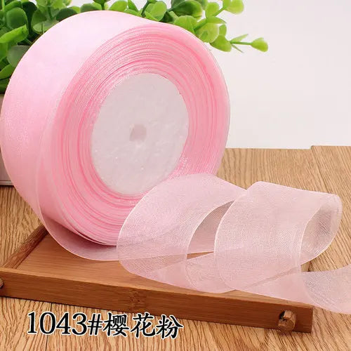 Organza ribbon 50 yards/Roll