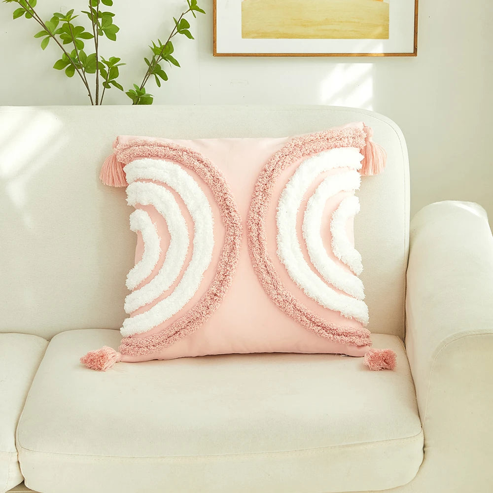 Sorino Bohemian Tufted Pillowcase – Vintage Pastoral