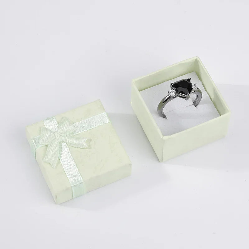12pcs Jewelry packaging box Multi-color 4*4*3CM