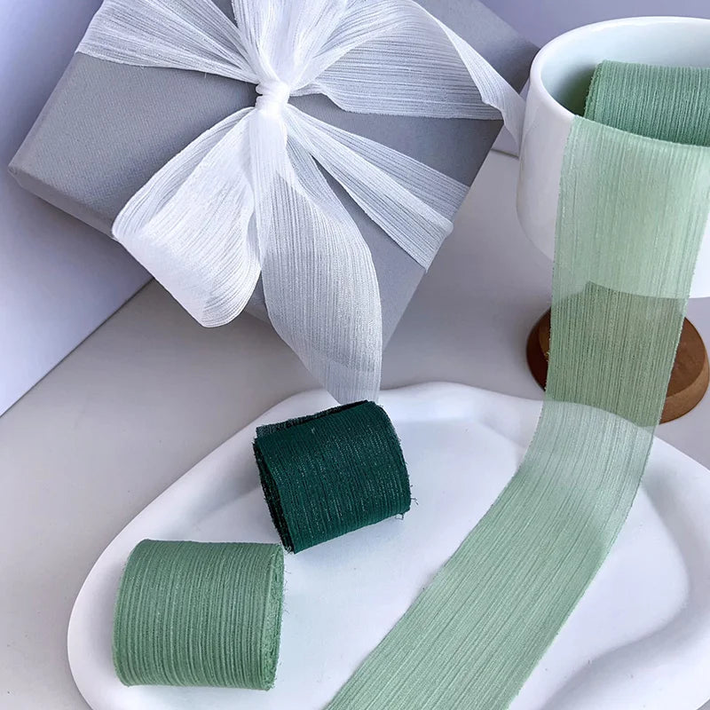 Chiffon silk ribbon