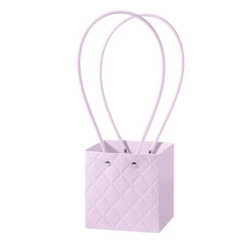 Flower tote bag portable