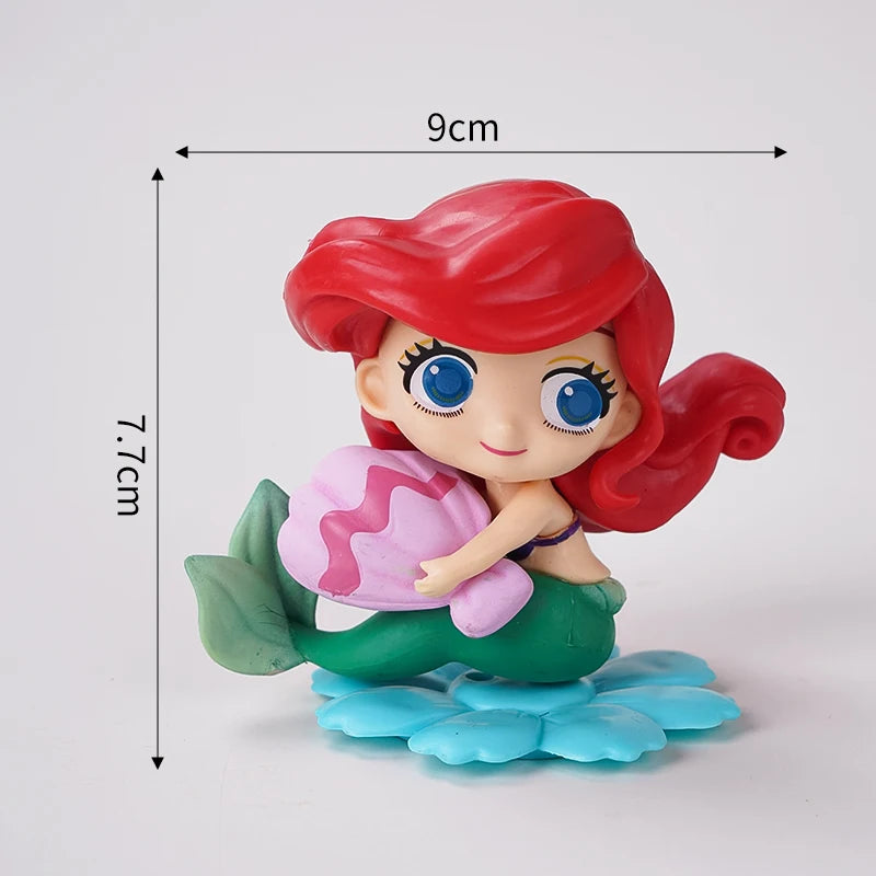 Kawaii Mermaid Cake Topper – Birthday Decoration