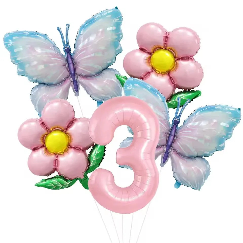 Colorful Butterfly balloons 5pcs