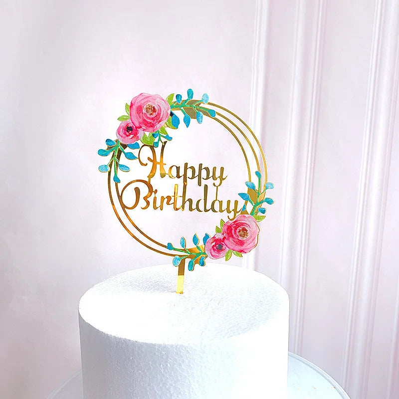 New 3D Color Printing Cake Topper